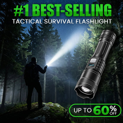 Super Bright Ultimate Survival Flashlight For All Emergency🔦